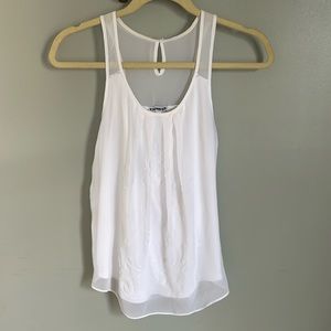 Express White Tank Top XS
